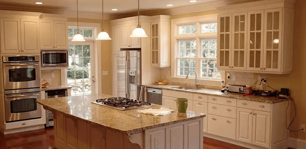 Custom cabinet door installation and kitchen upgrade in Dallas, TX